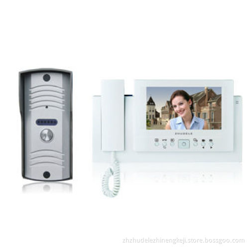 7-inch Video Door Phone with Video and Picture Recorder, Rainproof/Anti-riot, 700TVL, Outdoor